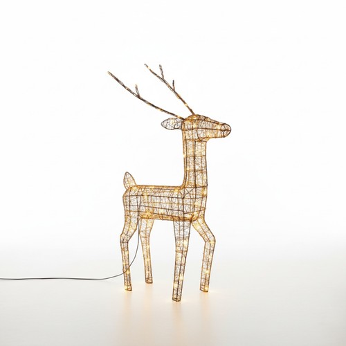 61cm outdoor metal deer - 61cm,