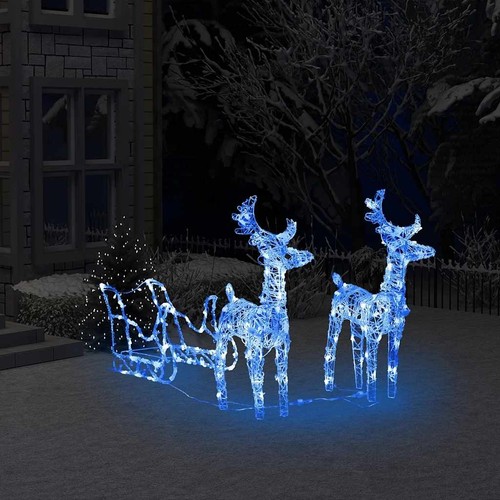 Light reindeer family - light,