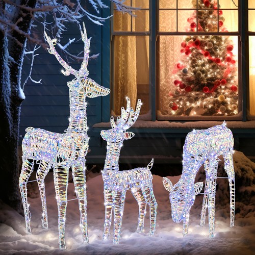 3pcs christmas reindeer family - 3pcs,