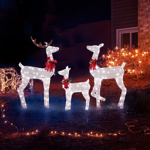 Christmas reindeer family - 2d,