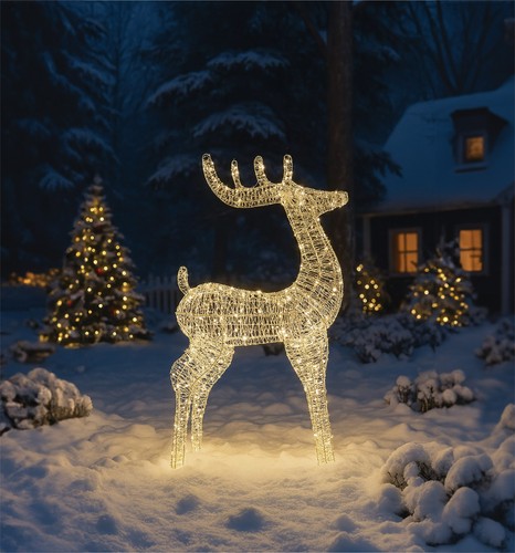 Outdoor christmas reindeer - outdoor,