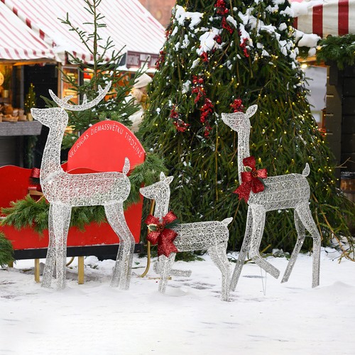 Christmas decorations lighted - christmas,