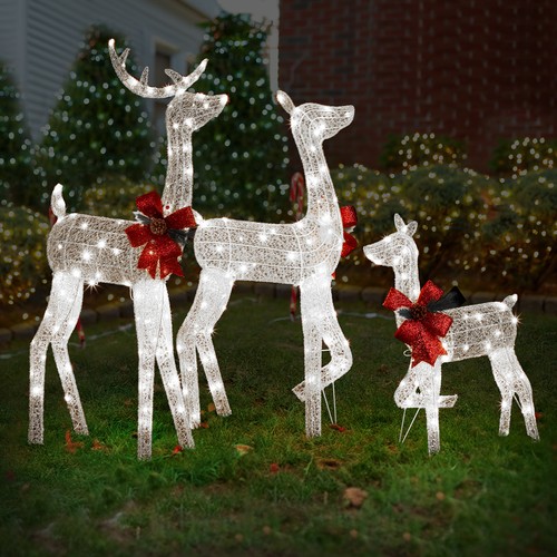 3pcs lighted christmas - 3pcs,