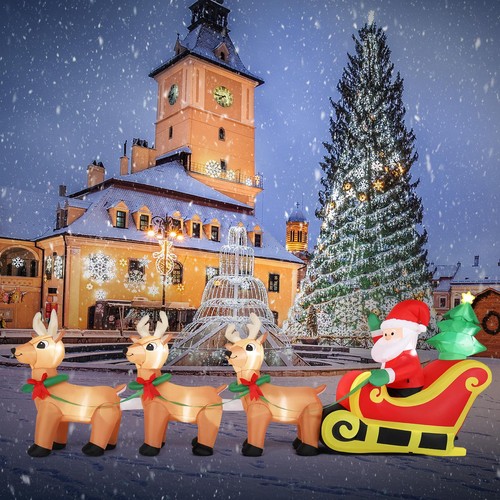 Christmas inflatable santa - christmas, &