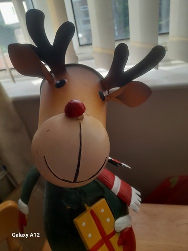 Metal garden house reindeer - or,