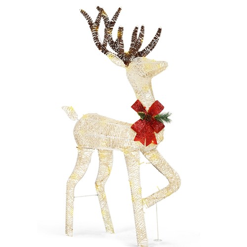 Pre lit reindeer - reindeer, christmas