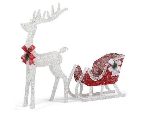 5ft christmas lighted reindeer - 5ft,