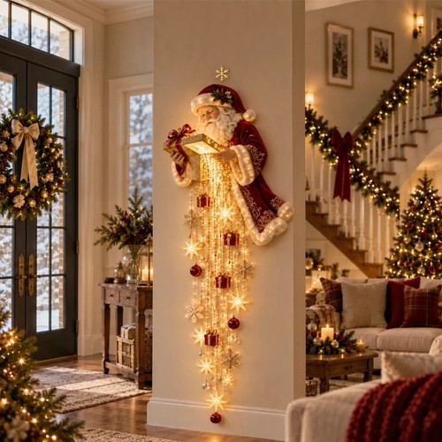 Christmas led santa - christmas,