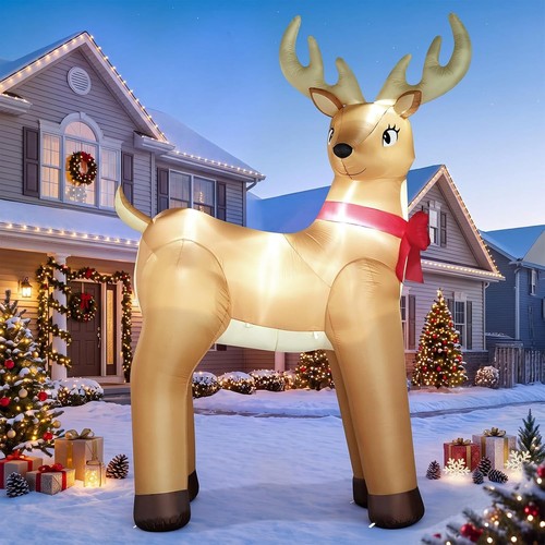 Inflatable christmas reindeer - christmas,