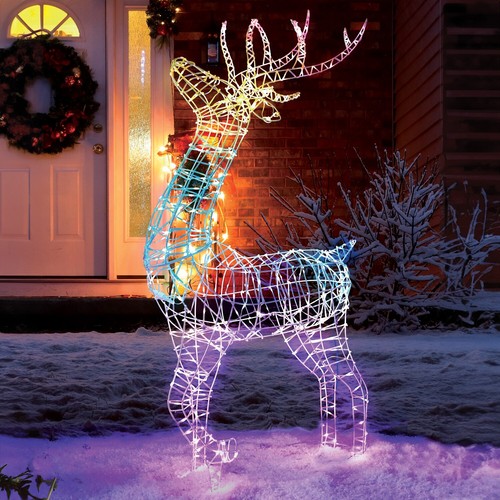 376 led standing stag - led,