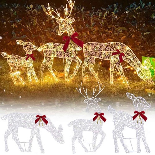 Christmas led reindeer - reindeer, family