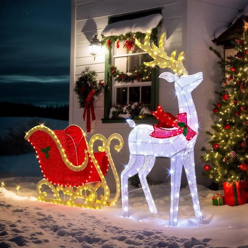 5ft christmas reindeer - reindeer, and