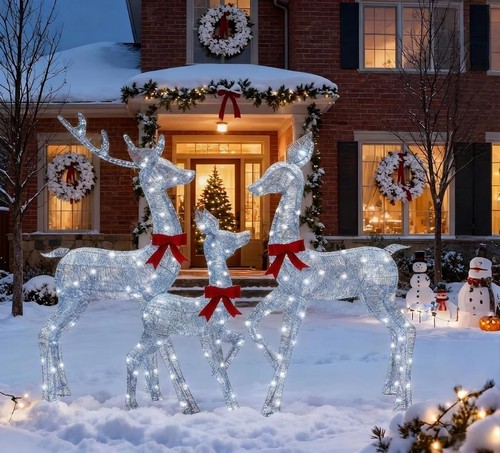 Christmas outdoor reindeer - outdoor,