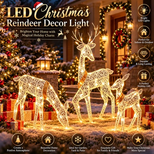 Christmas reindeer led light - reindeer,