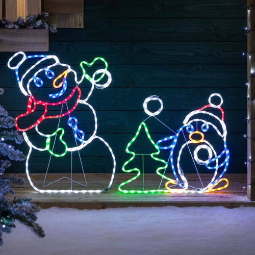 Snowman penguin christmas - snowman,