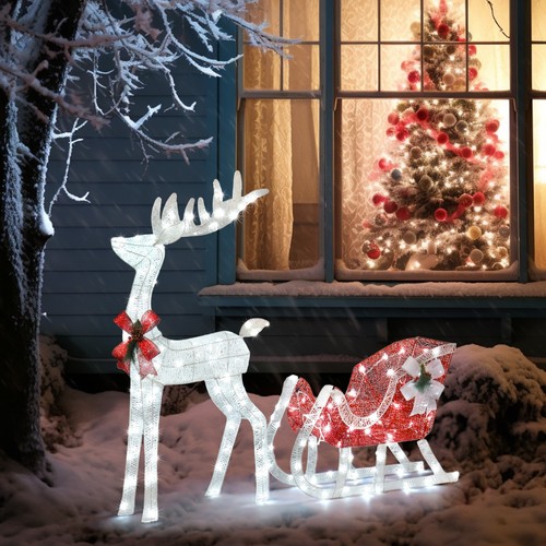 4ft lighted christmas reindeer - 4ft,