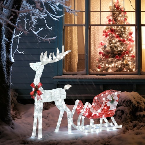 4ft christmas reindeer - reindeer, &