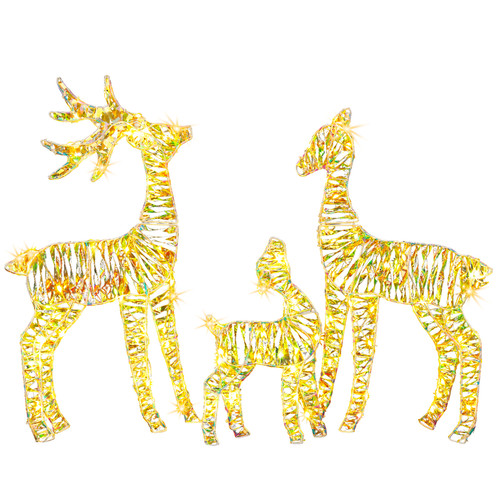 Piece lighted iridescent - 3,
