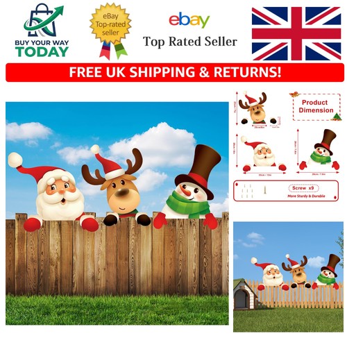 Festive santa reindeer - 3-pc, &
