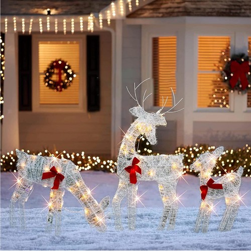 3pcs christmas reindeer - christmas,