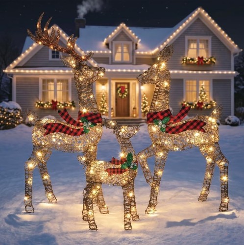 Piece lighted christmas - lighted,