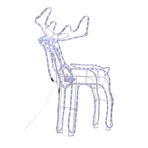 Animated gazing reindeer - animated,