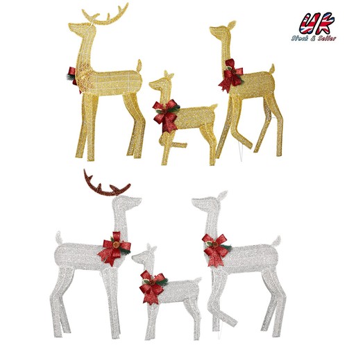 3pcs lighted christmas - lighted,