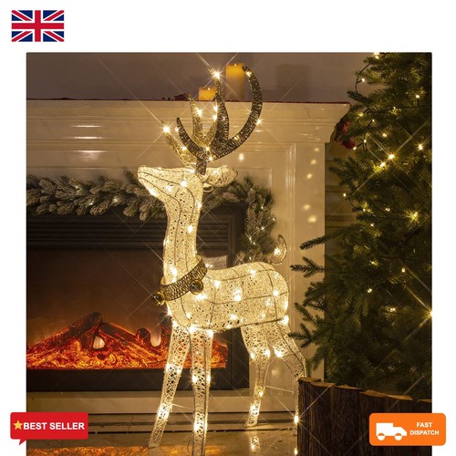 Christmas reindeer lights - 1.2m,