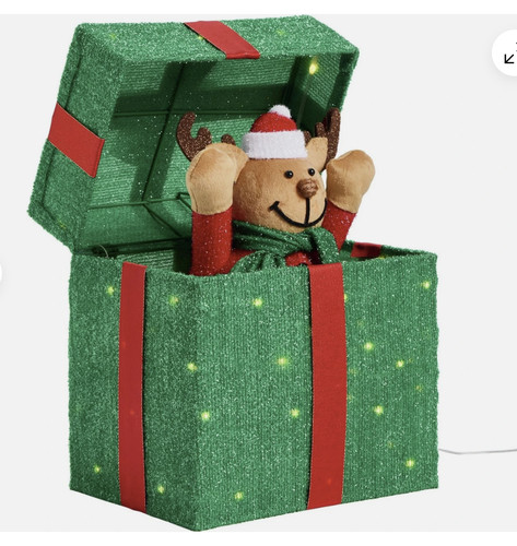Animated light reindeer - light, up
