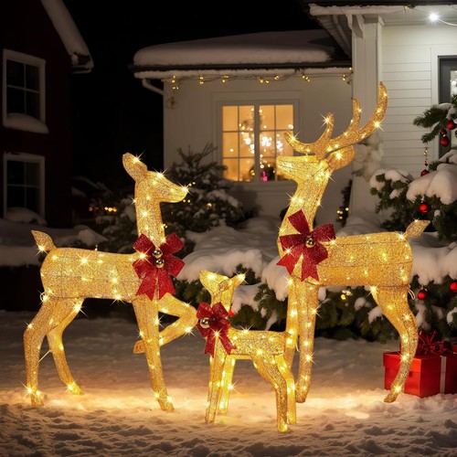 52inch lighted christmas deer - lighted,