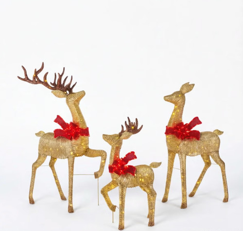 6ft led light - up, deer