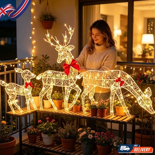 Christmas led reindeer - led, family