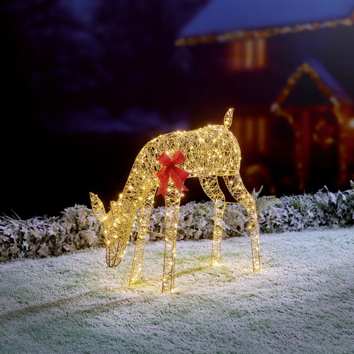Light reindeer christmas - light,
