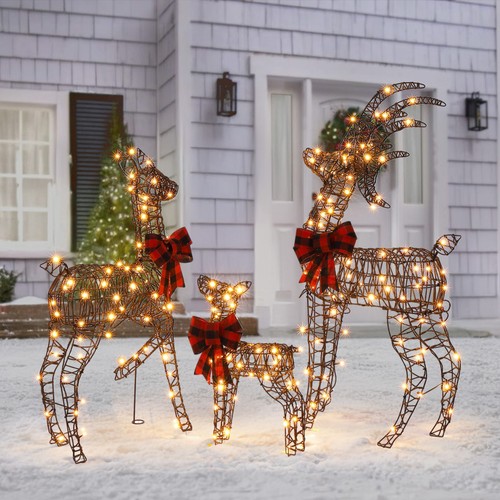 4ft pre lit reindeer buck - reindeer,