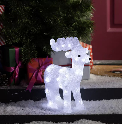 Acrylic reindeer christmas - reindeer,